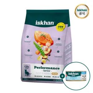 이즈칸 고양이사료 퍼포먼스 시니어 6.5kg+그레이비 캔 80g(랜덤)