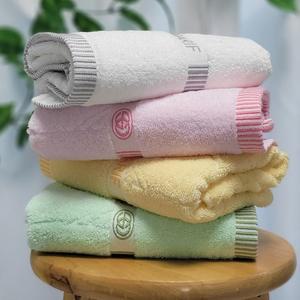 디자인수건 5장 밝은색 150g 중간두께 표준사이즈 국산 고급 세면 수건 타올