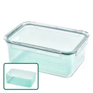 NEW 알레보 브리앙 풀 트라이탄 투명 밀폐용기 반찬통 3500ml(+채반) 단품