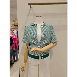 [갤러리아] [SI]셰퍼드 패턴 반팔 가디건(SHK2393DCC)