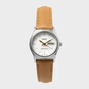 CASIO 카시오 LTP-V006L-7B2 여성 가죽밴드 심플 손목시계