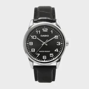 CASIO 카시오 MTP-V001L-1B 남성시계 심플 가죽 손목시계