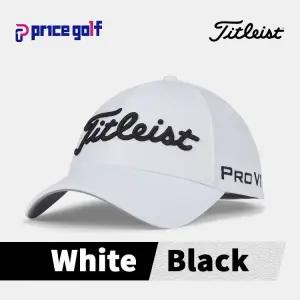 [정품] 타이틀리스트 투어 엘리트 골프모자 화이트/블랙 [TH23FTELA-...