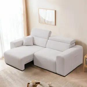 트리플 루체르 슬라이드 무빙 리클라이너 3인용 소파