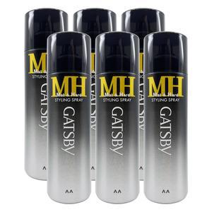 갸스비 매트&하드 6개 헤어스프레이 200ml gatsby 대용량
