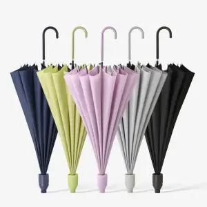 장마철 필수템 자동 원터치 16살대 빗물받이 캡커버 자바라 자동 장우산