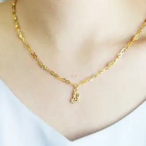 [가앤] 24k순금 하트펜던트 링크 체인 목걸이11.25g