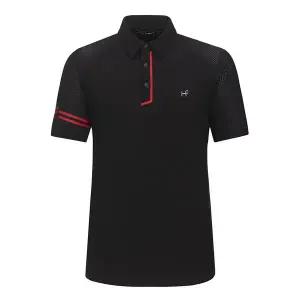 [힐크릭]남성골프티셔츠 H421 남성 소매포인트TS 1HCTSM4218BCK_SC