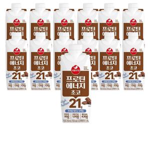 서울우유 프로틴 에너지 초코 240ml 18개
