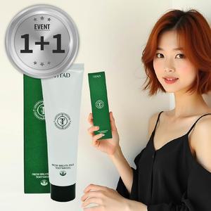대용량 티타드 프레시 브레스 플러스 치약 180g 구취제거 불소치약 2개