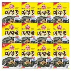 오뚜기 맛있는 미역국 2인분 18g 12개