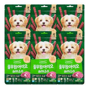 풀무원 아미오 자연담은 간식 칠면조 육포 50g 6개 / 강아지육포