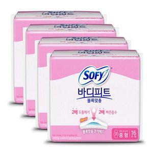 쏘피 바디피트 볼록맞춤 중형 16P x4
