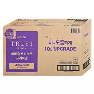 베베숲 트러스트 플러스 물티슈 캡형 80매 20개