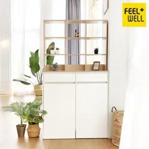 ST9814 무노 파티션 신발장 겸 수납장세트서랍형