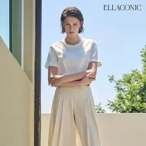 [하프클럽/신세계]엘라코닉  이집트 기자면100 티셔츠 3종