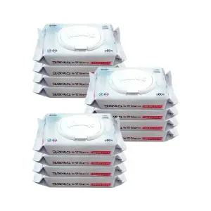 [크리넥스] 뉴 안심물티슈 캡형60매x12팩