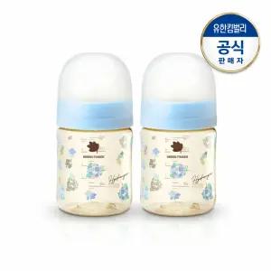 베베그로우 PPSU 수국 젖병 트윈팩 160ml(노꼭지)