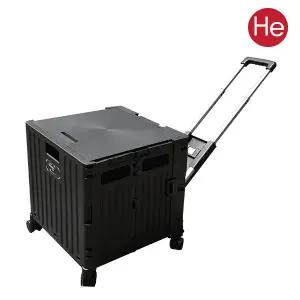 4세대 이지카트 XL접이식 폴딩 카트 쇼핑 핸드 시장 바구니 손수레 마트 캐리어