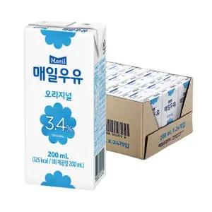 [매일] 멸균우유 오리지널 200ml 24팩