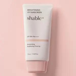 샤블 UV 브라이트닝 핑크 톤업 선크림 수분 자외선차단제 70ml