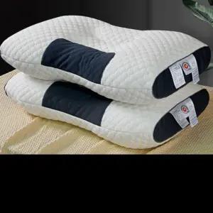 48*74cm 900g 경추베개 푹신한 꿀잠 부드러운 편한베개 통세탁가능 목이편한 학생 기숙사 호텔