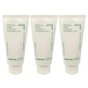 이니스프리 그린티 아미노 수분 클렌징 폼 150ml(신형) 3개 HI