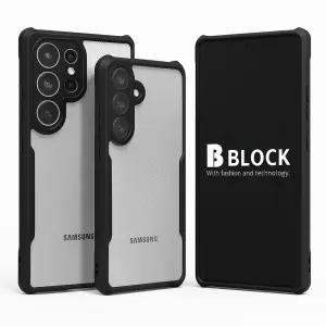 비블럭 갤럭시 블랙 투명 케이스 카메라풀커버 S26 울트라 S25 플러스 S24 S23 S22 S21