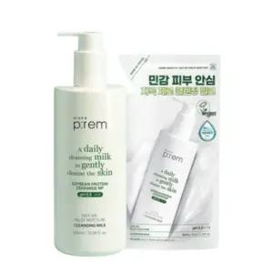 메이크프렘 세이프 미 릴리프 모이스처 클렌징 밀크 대용량 500ml + 리필 100ml