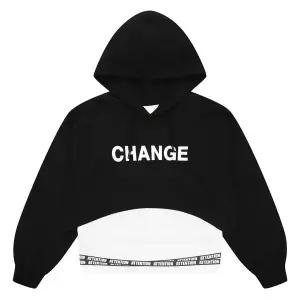 [보리보리/에꼴리에]여아 레이어드 빅레터링 후드 티셔츠 23QT757_BK