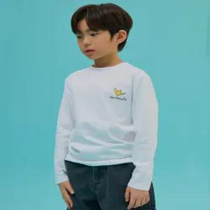 [ 키즈]엔젤 프린트 긴팔티-화이트 (MG51TL01WH)_IC