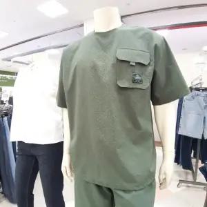 뱅뱅 HC09 남성 오버핏 시어서커반팔티 반팔티 몸에 붙지않고 가벼운 스트링 시어서커