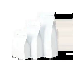 프리미엄 무광 화이트 박스파우치지퍼 봉투 1kg (100장)