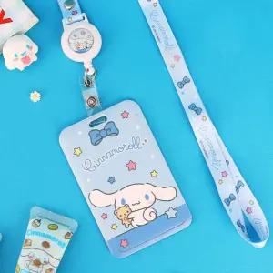 [꼬마스타]시나모롤 릴 목걸이 교통카드 지갑