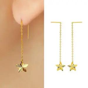 골드앤 순금 24K 썬라잇 스타 드롭 귀걸이