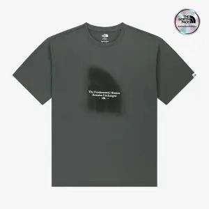 [노스페이스] [노스페이스 공식] NT7UR13K 화이트라벨 미스티 로고 반팔 라운드티_DARK GRAY