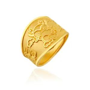 [한국표준금거래소] 24K 순금 용띠 돌반지 3.75g