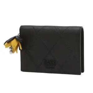 [닥스](강남점)DCWA5F813BK [아가일][지폐수납가능] 블랙 소가죽 2단 카드지갑