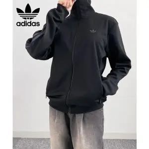 [아디다스] 베켄바우어 트랙탑 올블랙 오버핏 져지