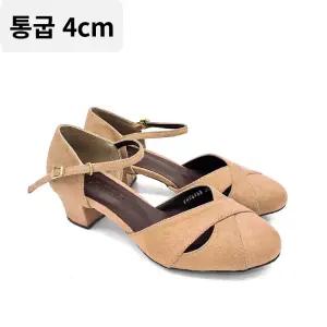 케이탑 D8088 베이지세무 댄스화