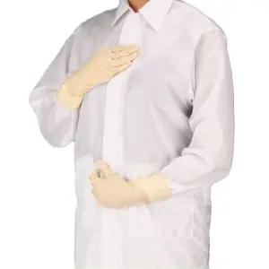 QPRO 크린룸 제전 방진 가운 Y카라형제전복 공장작업복 작업복 안전복 식품