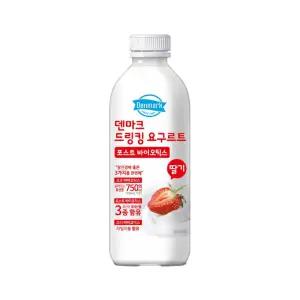 덴마크 드링킹요구르트 딸기 750mL 10개/냉장무배
