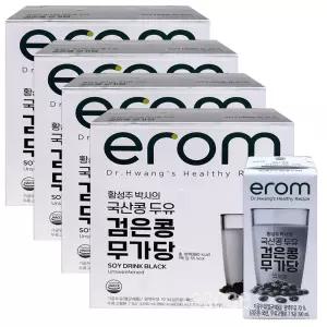 이롬 황성주박사의 국산콩두유 검은콩 무가당 190ml x 64입