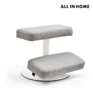 올인홈 책상 발받침대 발판 사무실 컴퓨터 2단 쿠션 발받침 다리받침대 풋레스트 타워형 그레이