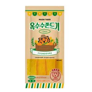 무직타이거 옥수수 쫀드기 88g/ 캠핑 간식 옛날쫀드기