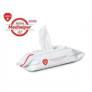 [메디와이퍼]제일참 허가받은 소독용 물티슈 캡형 80매 24팩 + 1팩 메디와이퍼 (의약외품)