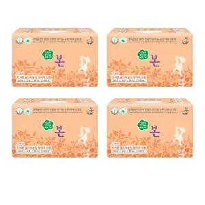 유기농본 100% 유기농 순면패드 착한 생리대 소형 28매 x 4팩