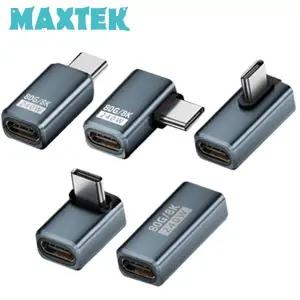 무배 맥스텍 MT866 USB4.0 C타입 연장 젠더 상하 꺽임형 Type-C UHD 8K 80Gbps PD 240W