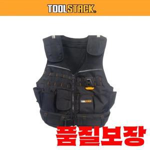 TOOLSTACK 도구 조끼 무거운 건설 고품질 내구성 안전 작업 가능한 버클 다기능
