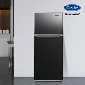 캐리어 클라윈드 155리터 2도어 슬림 냉장고 CRFTD155BDE 블랙메탈 가정용 원룸 사무실 호텔추천